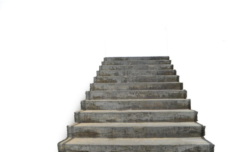 A Close Up Of A Staircase