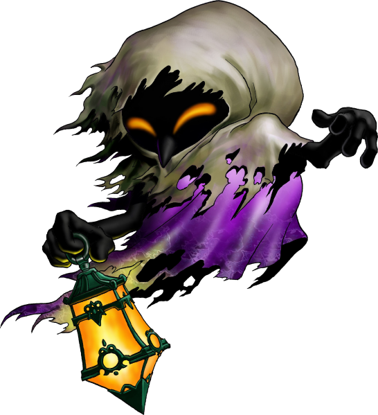 Cartoon Character Holding A Lantern