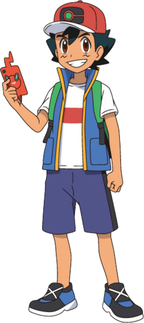 A Cartoon Of A Boy Holding A Red Object