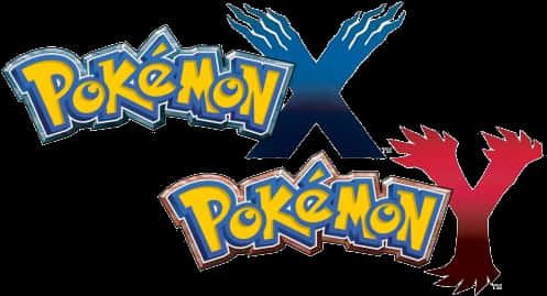Pokémon X And Y Logos - Pokemon Xy Logo