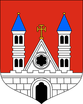 A Coat Of Arms With A Castle