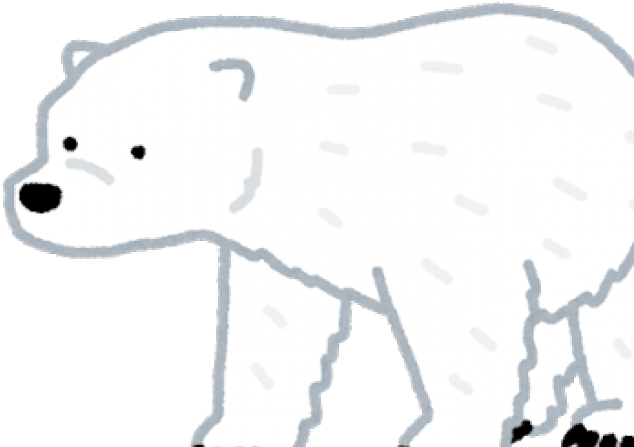 A Cartoon Of A Polar Bear