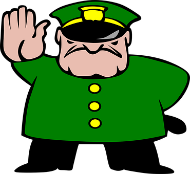 A Cartoon Of A Man In A Green Uniform