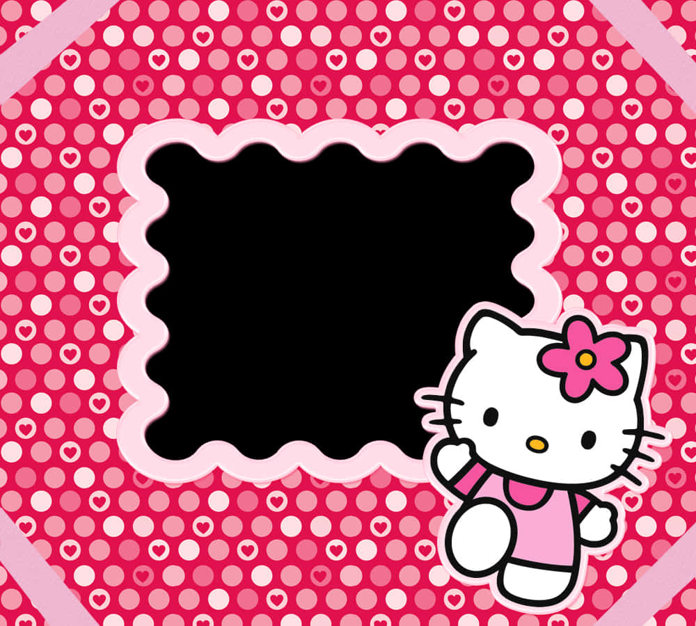 Polka-dotted Hello Kitty Frame