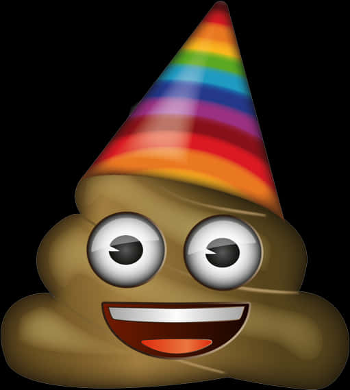 A Poop With A Party Hat