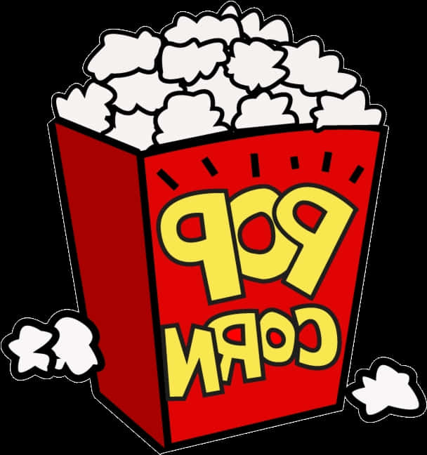 A Red Box Of Popcorn
