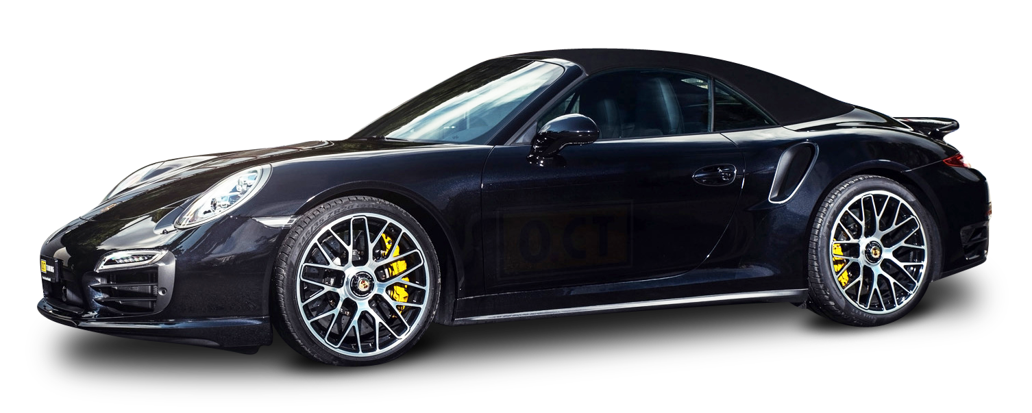 A Black Sports Car With A Black Background