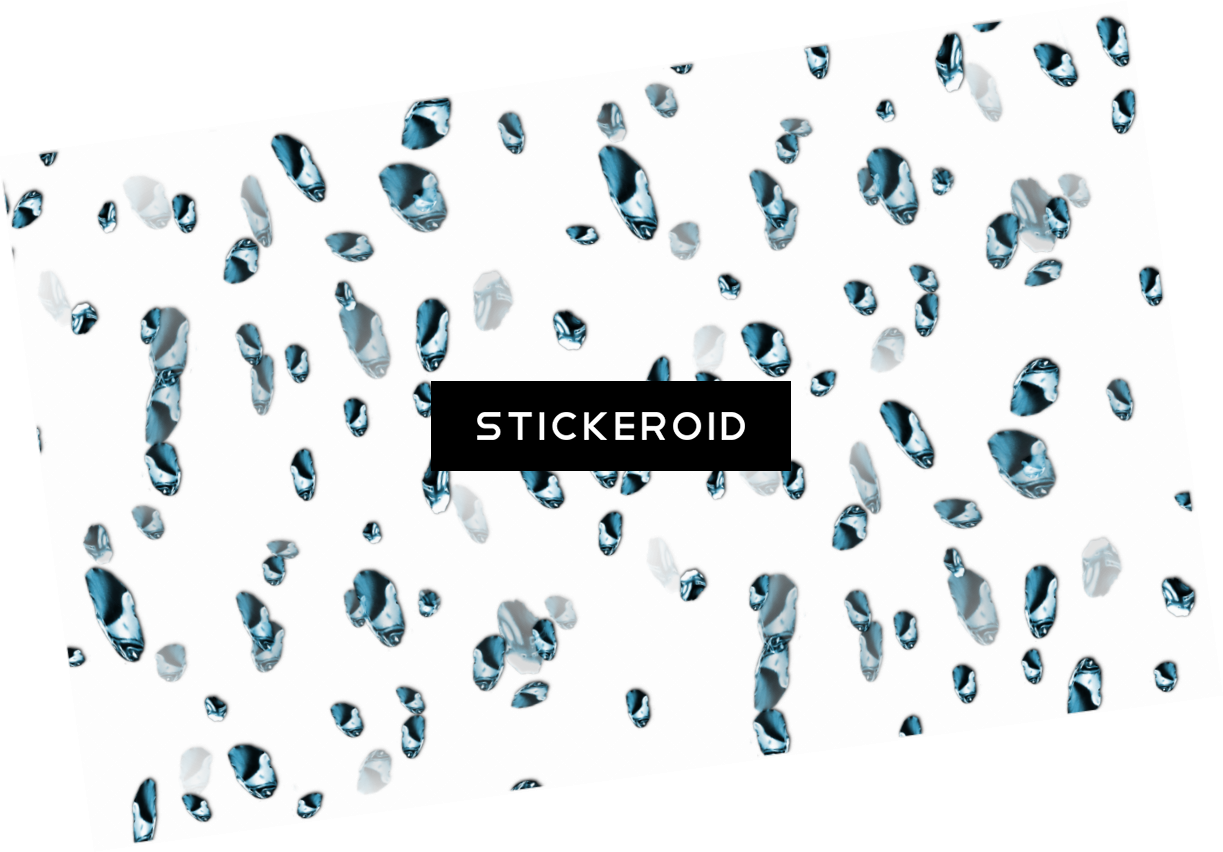 A Group Of Blue And White Stickers