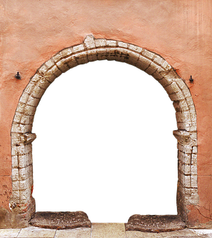 A Stone Archway In A Wall