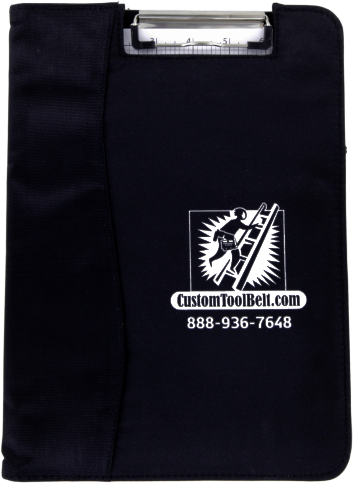 A Black Bag With A Logo On It
