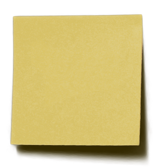 A Yellow Square Note On A Black Background