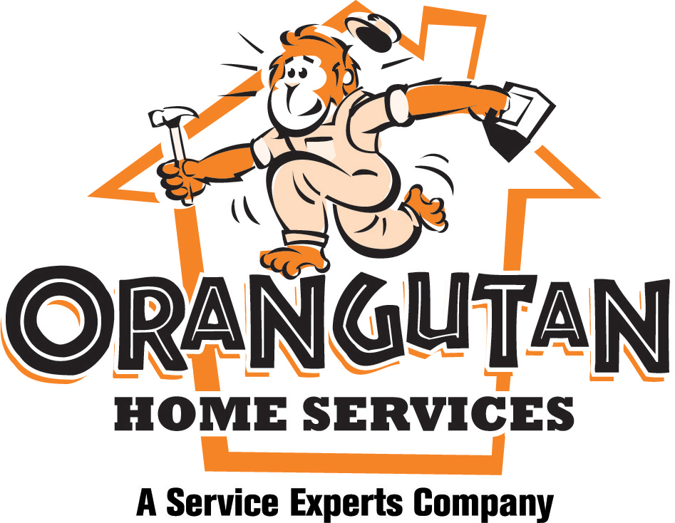 A Logo Of A Monkey With A Hammer And A House