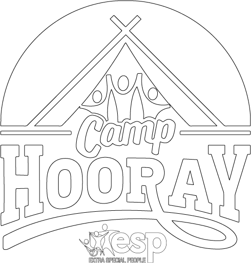 A Logo With Text And A Tent