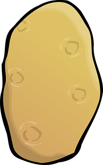 A Yellow Potato With Holes