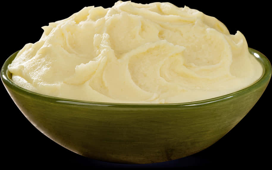 A Bowl Of Mashed Potatoes