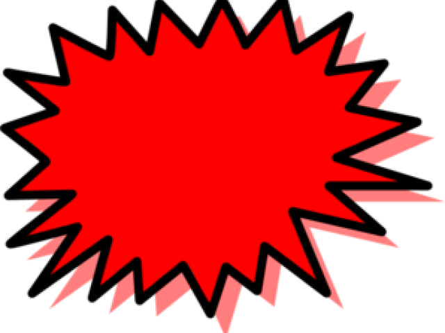 A Red Explosion With Black Background