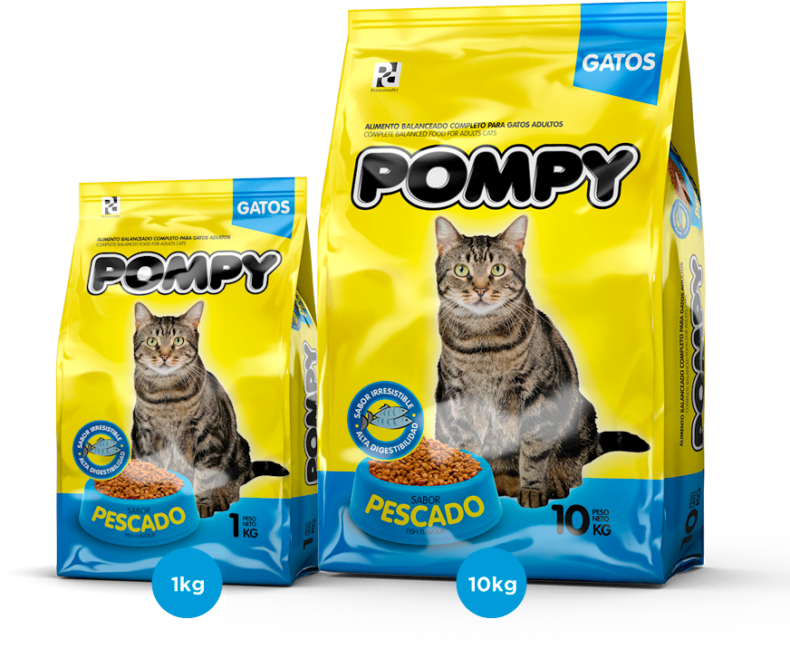Pres Gatos Pompy - Pompy Gato, Hd Png Download