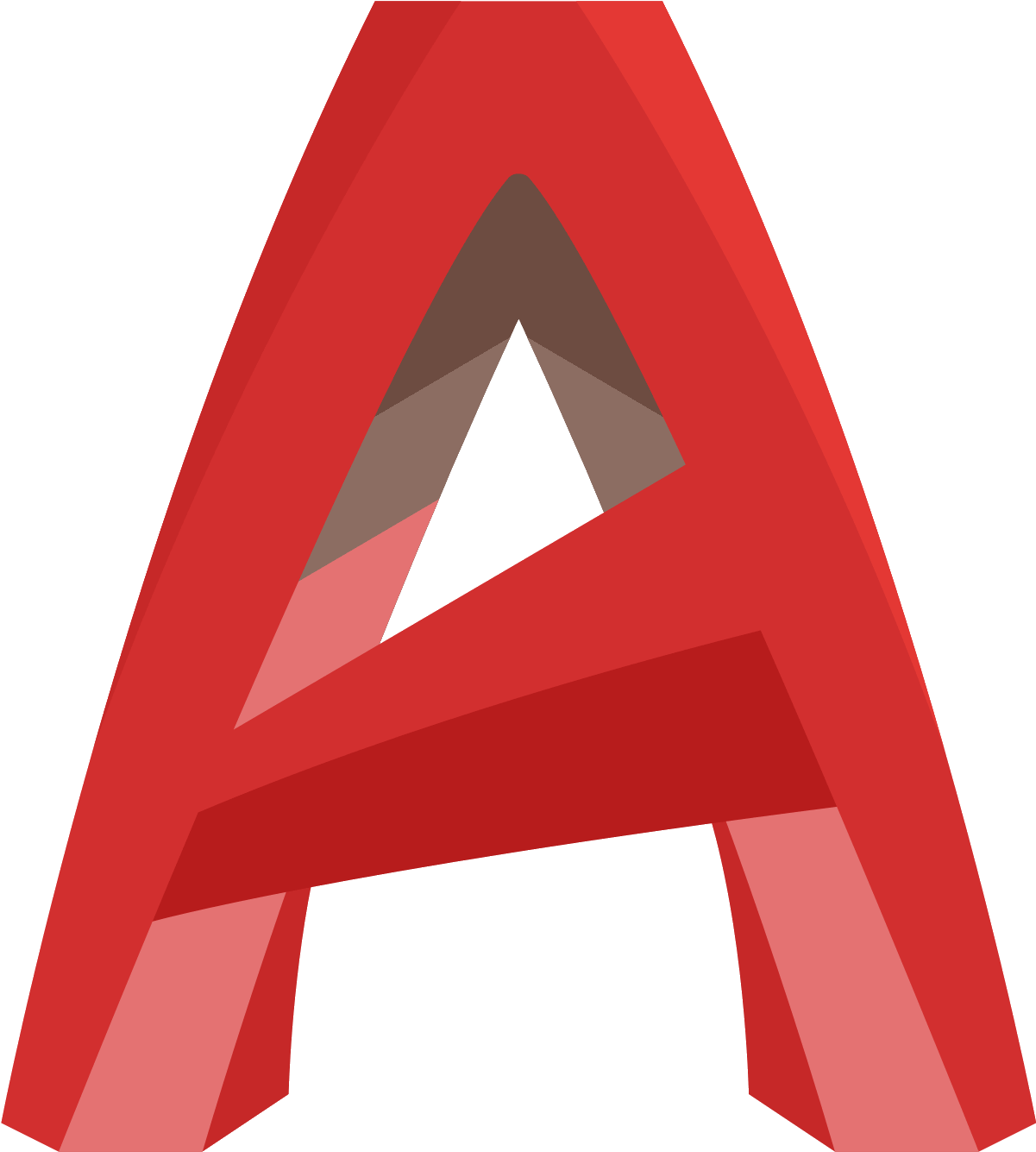 A Red Letter A With A Black Background