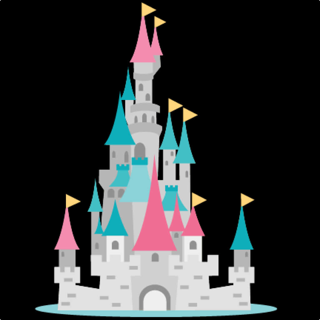 Princess Disney Castle Clip Art