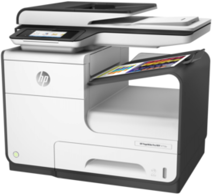 A White And Black Printer