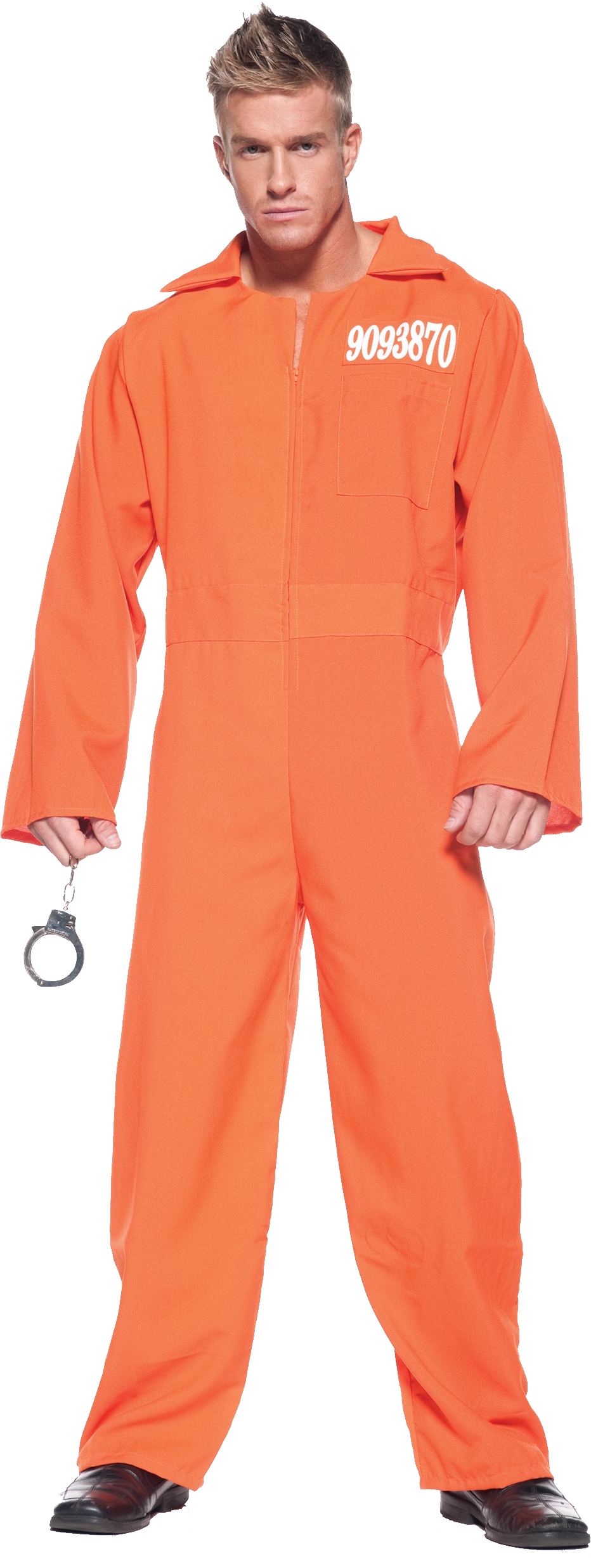 A Man In A Orange Jumpsuit