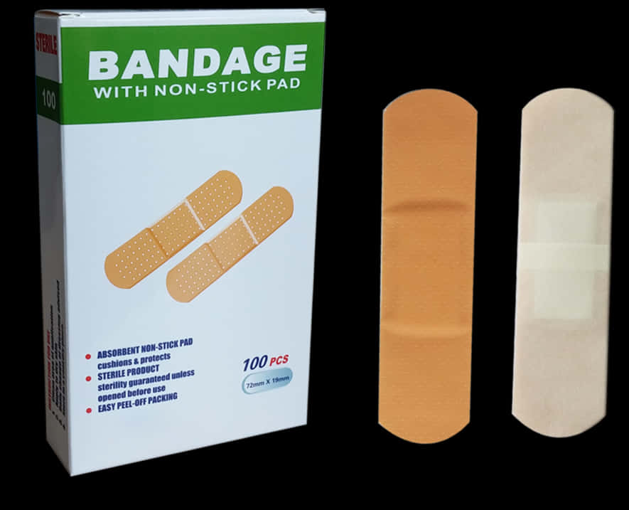A Box With A Bandage On It