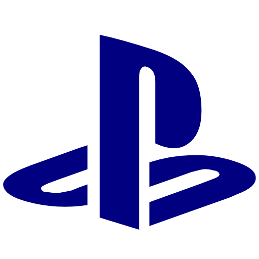 A Blue Logo On A Black Background