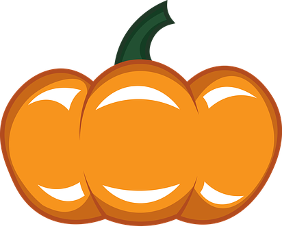 A Pumpkin With A Stem