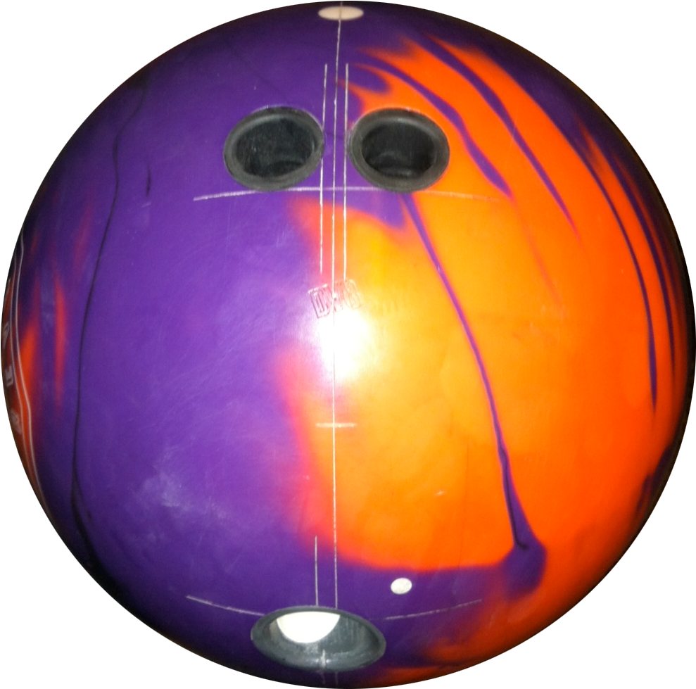 A Close Up Of A Bowling Ball
