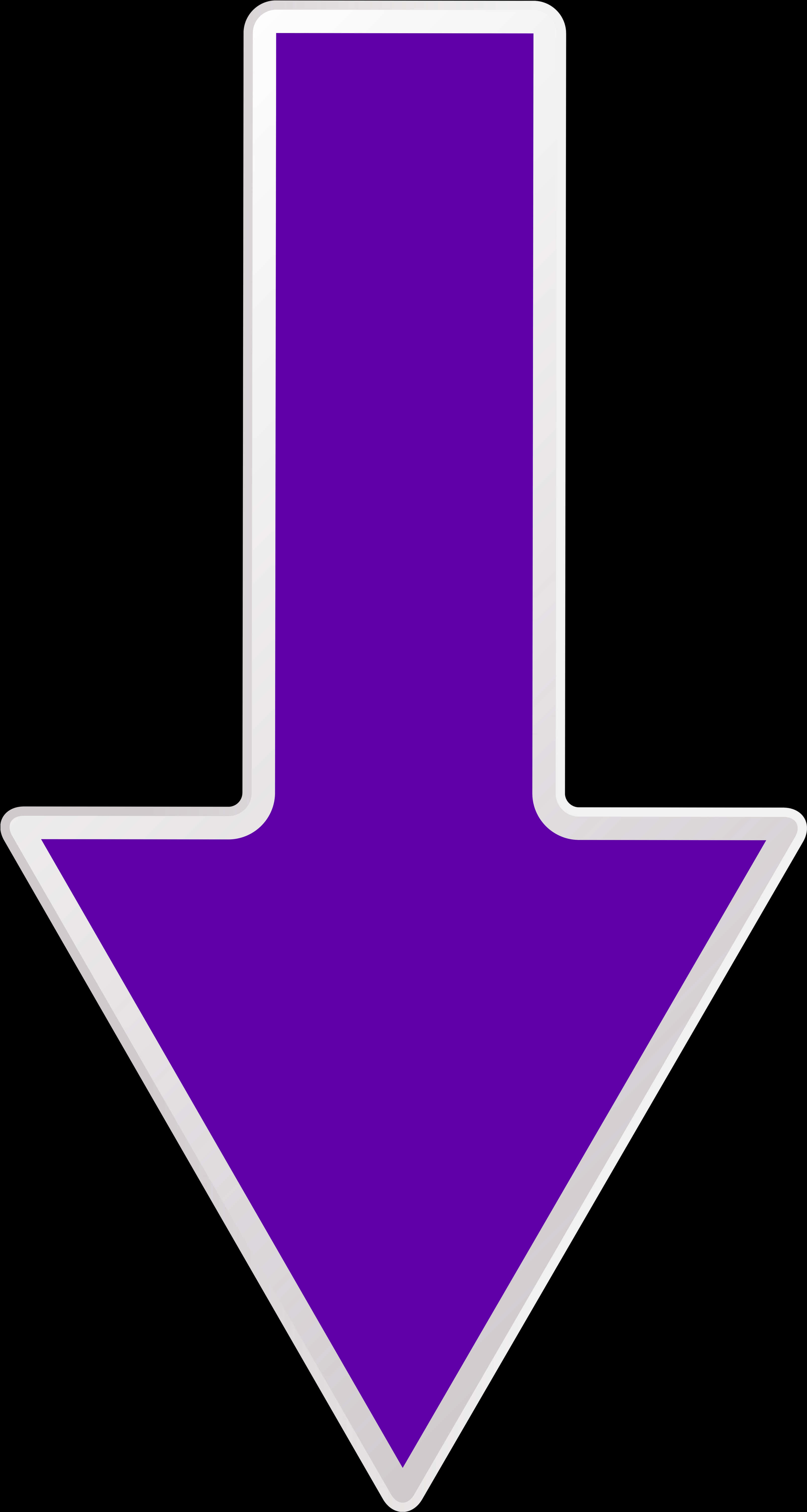 Purple Arrow Pointing Down
