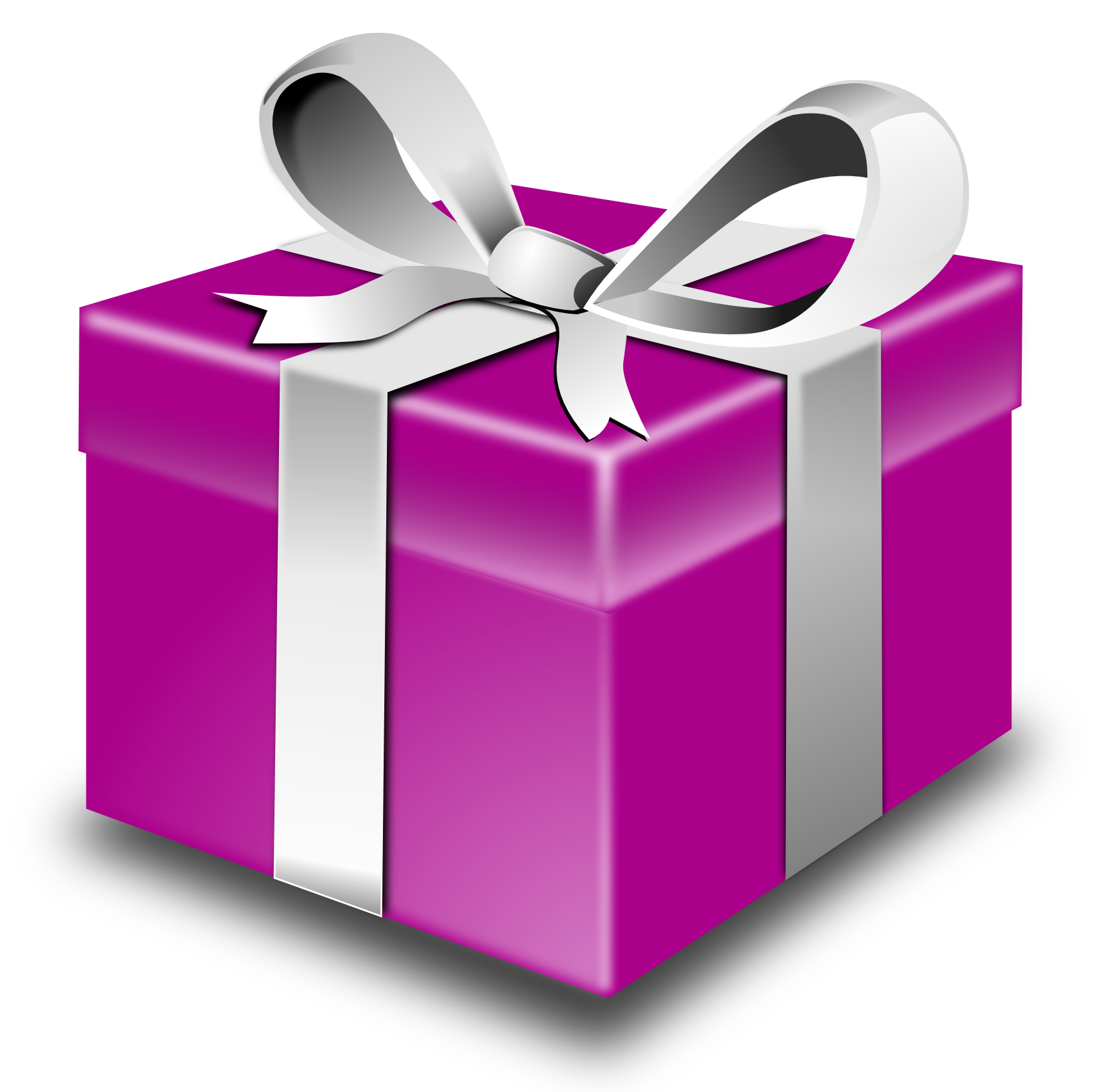 Purple Birthday Gift Box