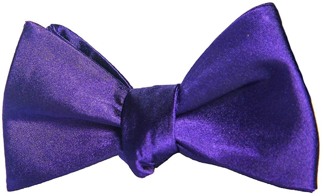 A Purple Bow Tie On A Black Background