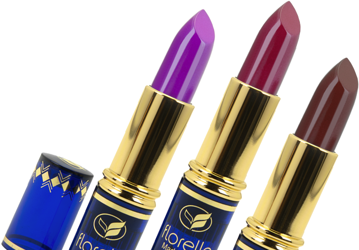 A Group Of Lipsticks In Different Colors