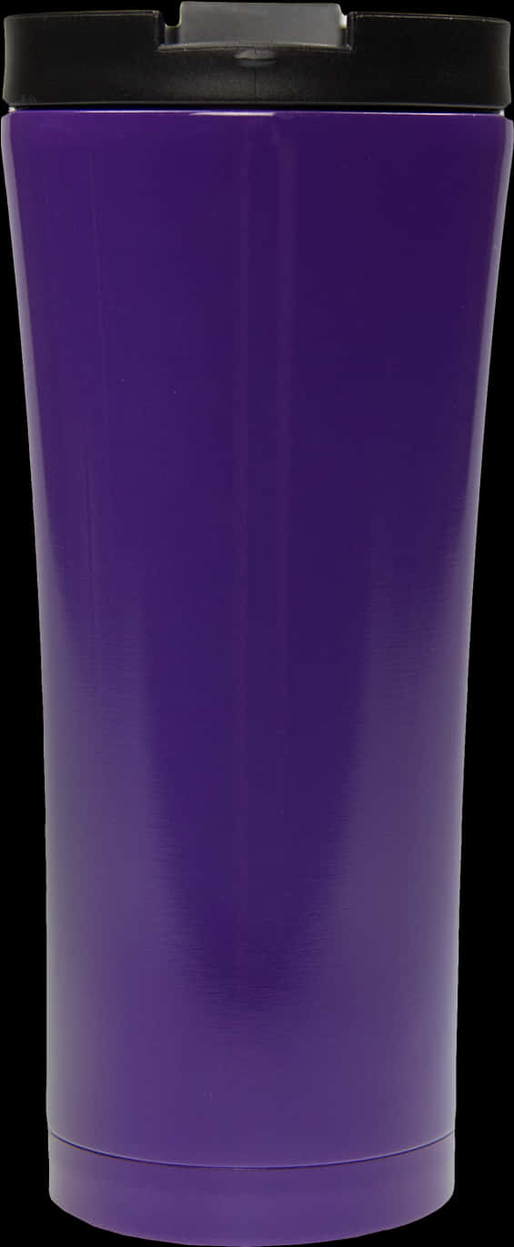 A Purple Cup With A Lid