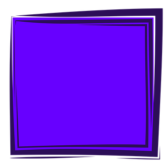 A Blue Square With Black Border