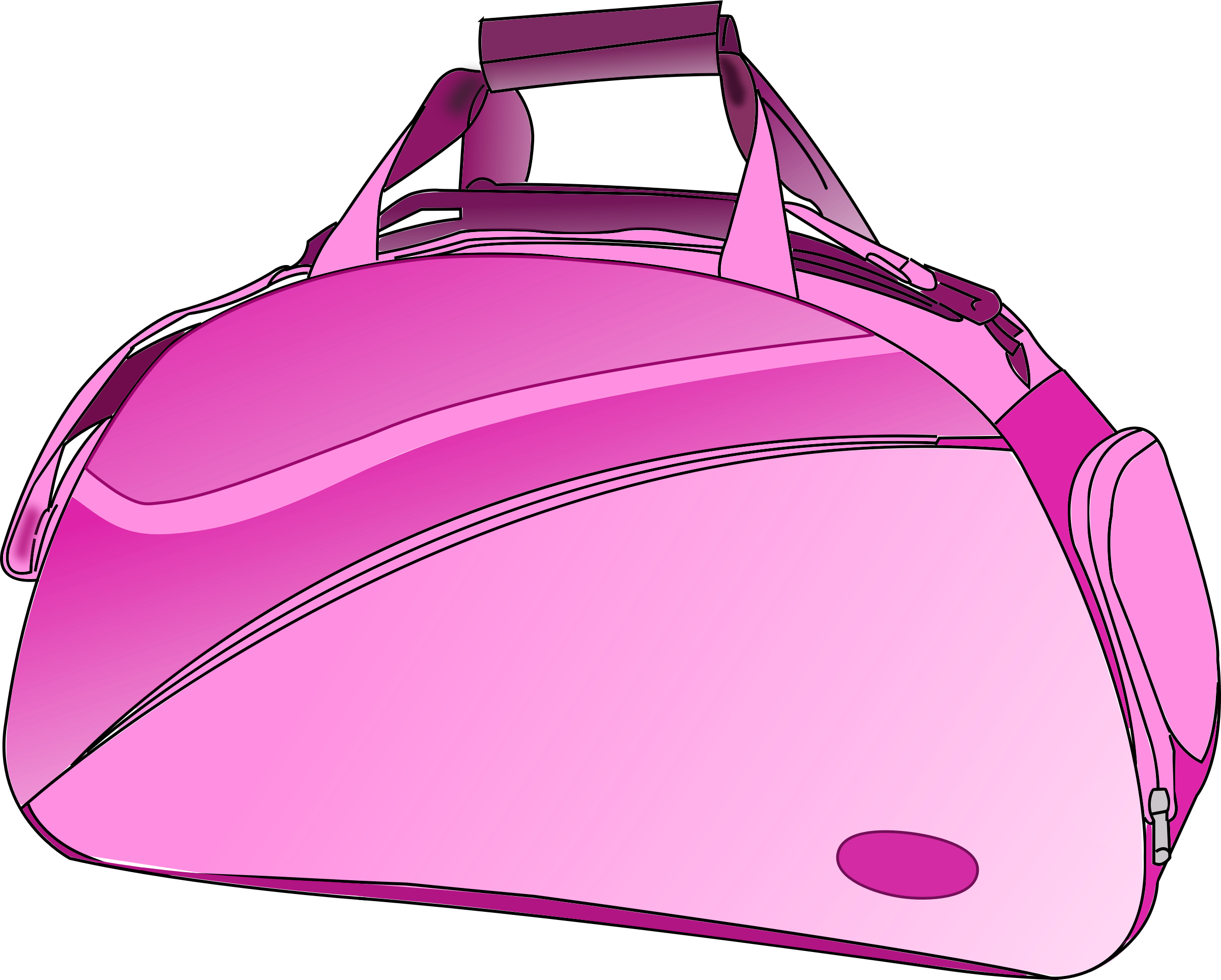 A Pink Bag With A Handle