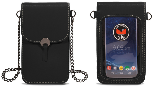 A Black Cell Phone Case