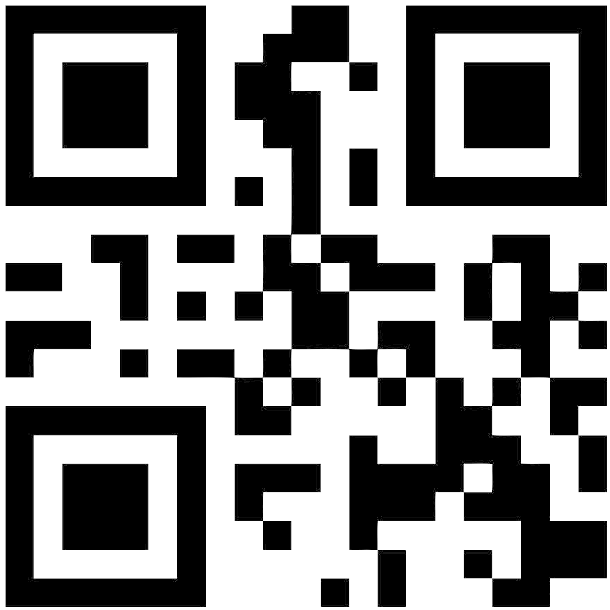 A Qr Code With Squares And Rectangles