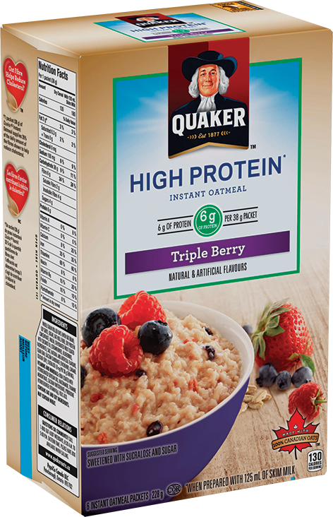 A Box Of Oatmeal With Berries