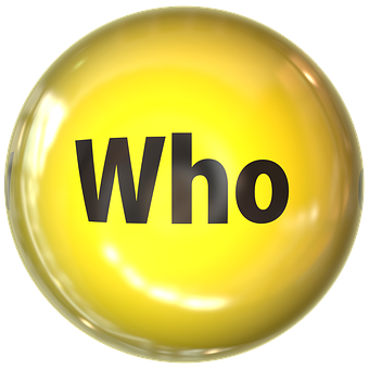 A Yellow Ball With Black Text