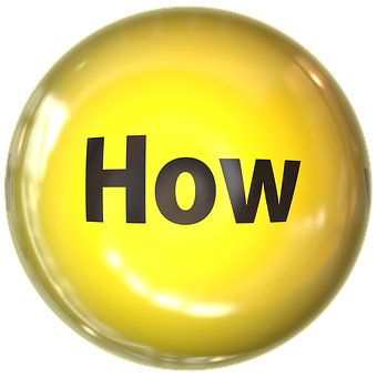 A Yellow Ball With Black Text