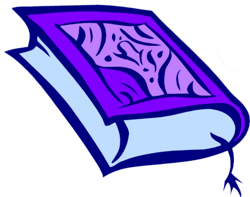 A Purple And Blue Book