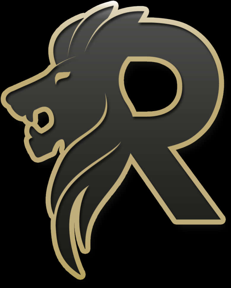 A Black And Gold Logo