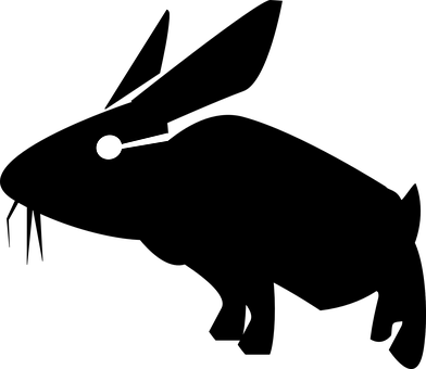 A White Arrow On A Black Background