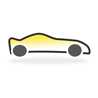A Yellow And Black Car