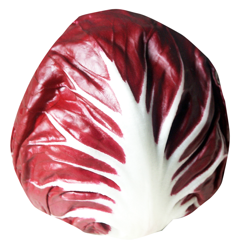 A Red And White Lettuce