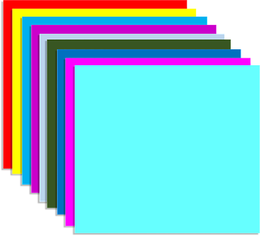 A Group Of Different Colored Squares