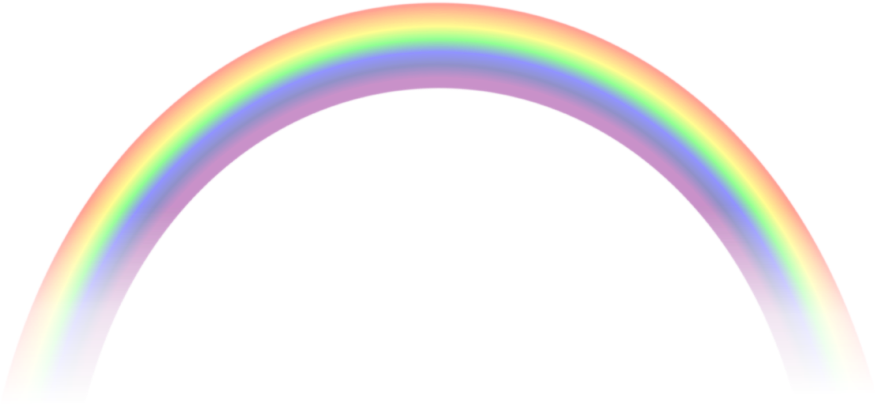 A Rainbow In A Black Background