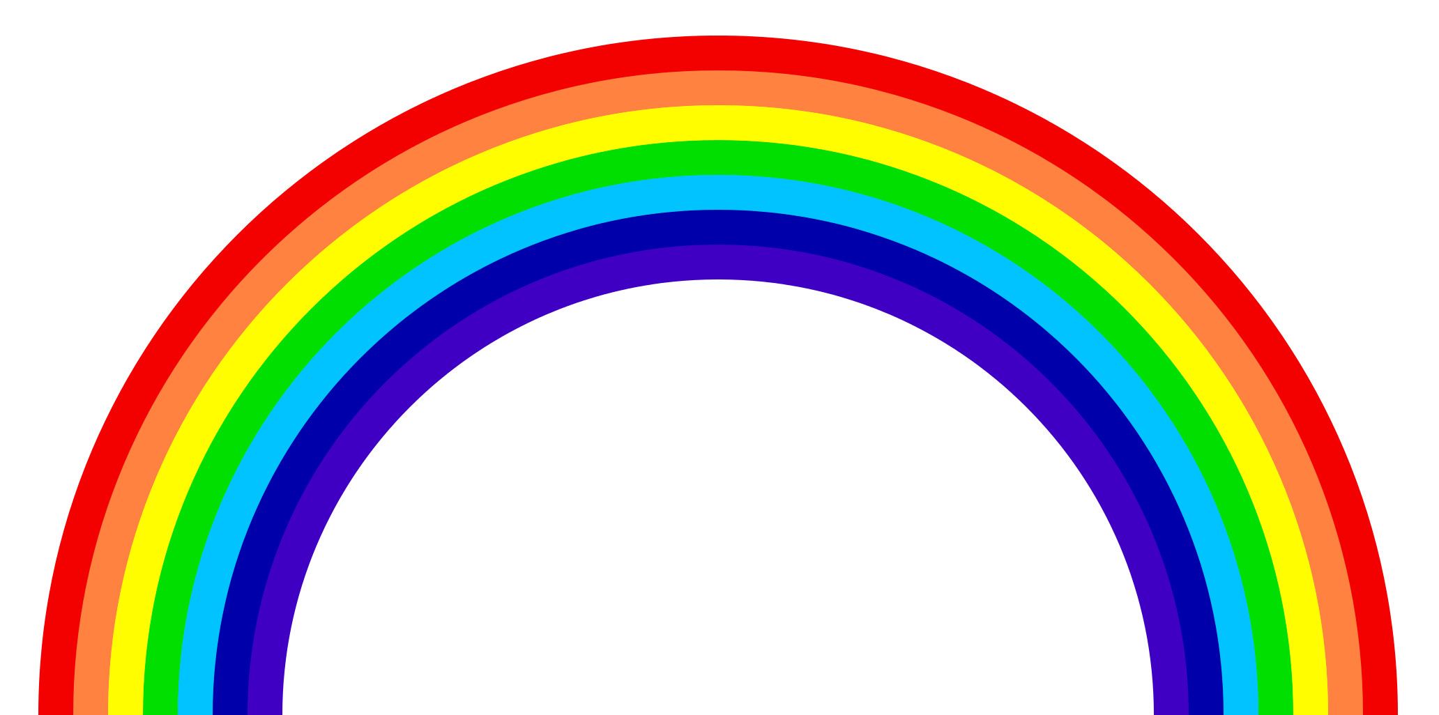 Rainbow Png 2064 X 1026