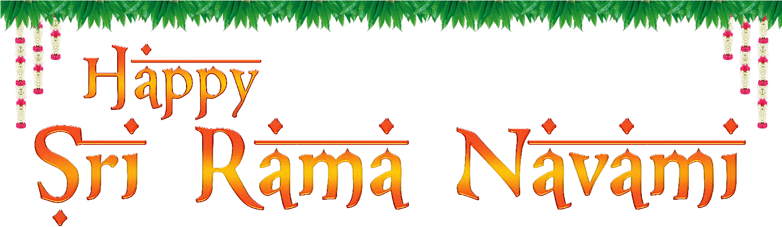 A Green Leaves And Orange Text